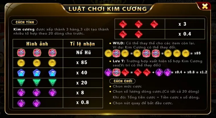 Nổ Hũ Kim Cương W88 Hấp Dẫn Với Jackpot Khủng Chờ Đón Bạn